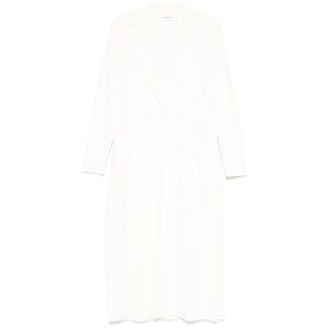 PAROSH Double-Breasted Midi Coat Women CREAM Coats & Jackets